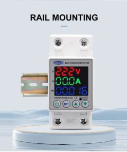 Alternative view of Adjustable VA Protector with Power-On Delay Time— 230V, 63A