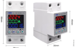 Adjustable VA Protector with Energy Meter— 230V, 63A - Image 3