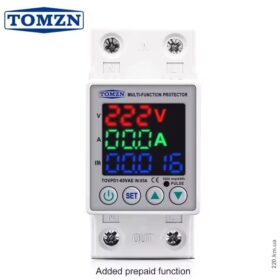 Adjustable VA Protector with Energy Meter— 230V, 63A