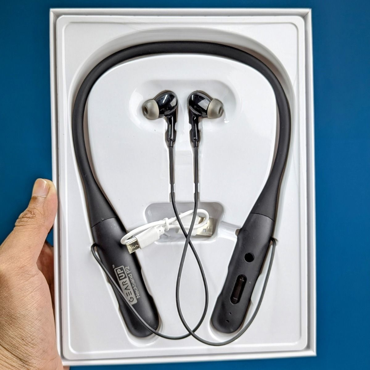 Premium GearUP Neckband P2 With Massive Battery Backup - Image 3