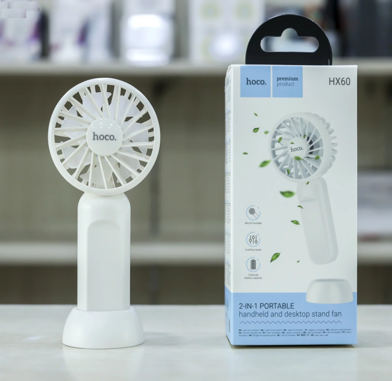 Hoco HX60 Nimble Portable Rechargeable Fan