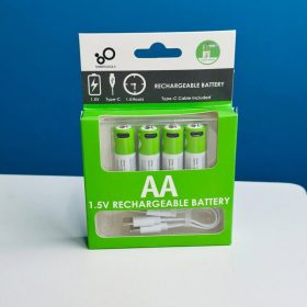 AA Lithium-ion Rechargeable Battery 1.5V—SmarTools