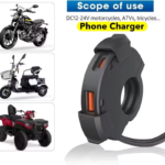 Universal Motorcycle Handlebar Phone Fast Charger - Image 2