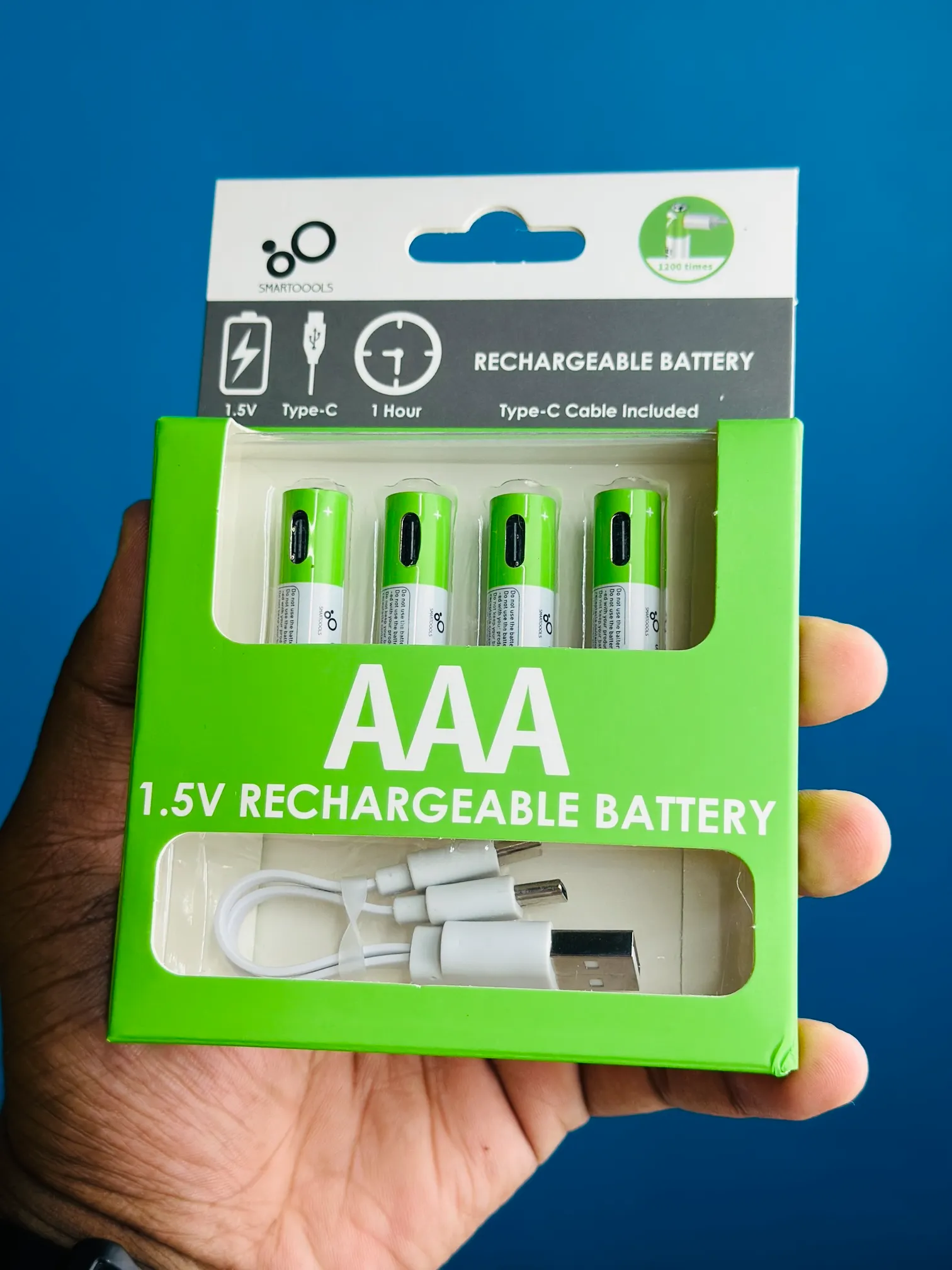 AAA Lithium-ion Rechargeable Battery 1.5V—SmarTools