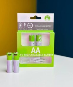 Alternative view of AA Lithium-ion Rechargeable Battery 1.5V—XZENERGY