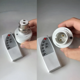 Smart Lamp Holder with Wireless Remote with Timer Function