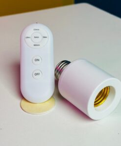 Smart Lamp Holder with Wireless Remote & Timer—Patch Type