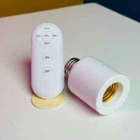 Smart Lamp Holder with Wireless Remote & Timer—Patch Type
