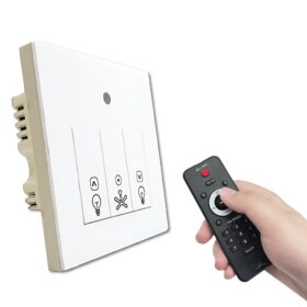Remote Control Switch—Fan & Light (White)