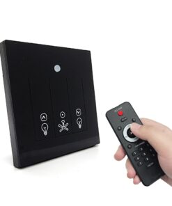 Remote Control Switch—Fan & Light (Black)