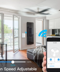 Alternative view of Wi-Fi & Remote Control Switch—Fan & Light (White)