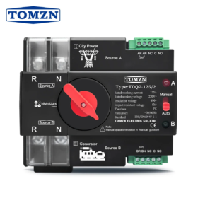 125A Dual Power Automatic Transfer Switch (ATS)