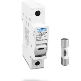 DC Fuse Holder with Fuse—1100V, Single Pole