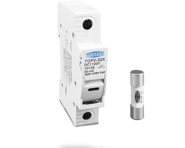 DC Fuse Holder with Fuse—1100V, Single Pole